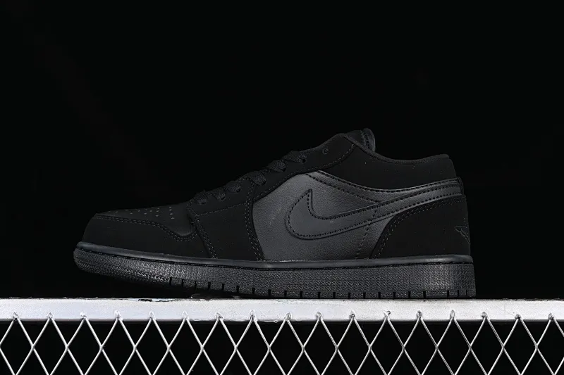 All categories Air Jordan Jordan series basketball shoes Air Jordan 1 Low Z version Air Jordan 1 Low OG "All Black" AJ1 Joe 1 all black low-top cultural casual sneakers 553558-025